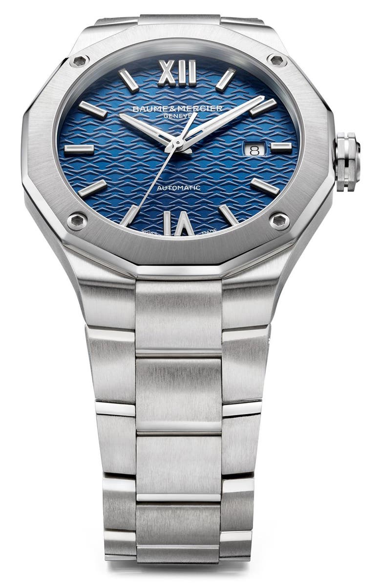 Baume & Mercier Riviera 10620 Automatic Bracelet Watch, 42mm, Alternate, color, 