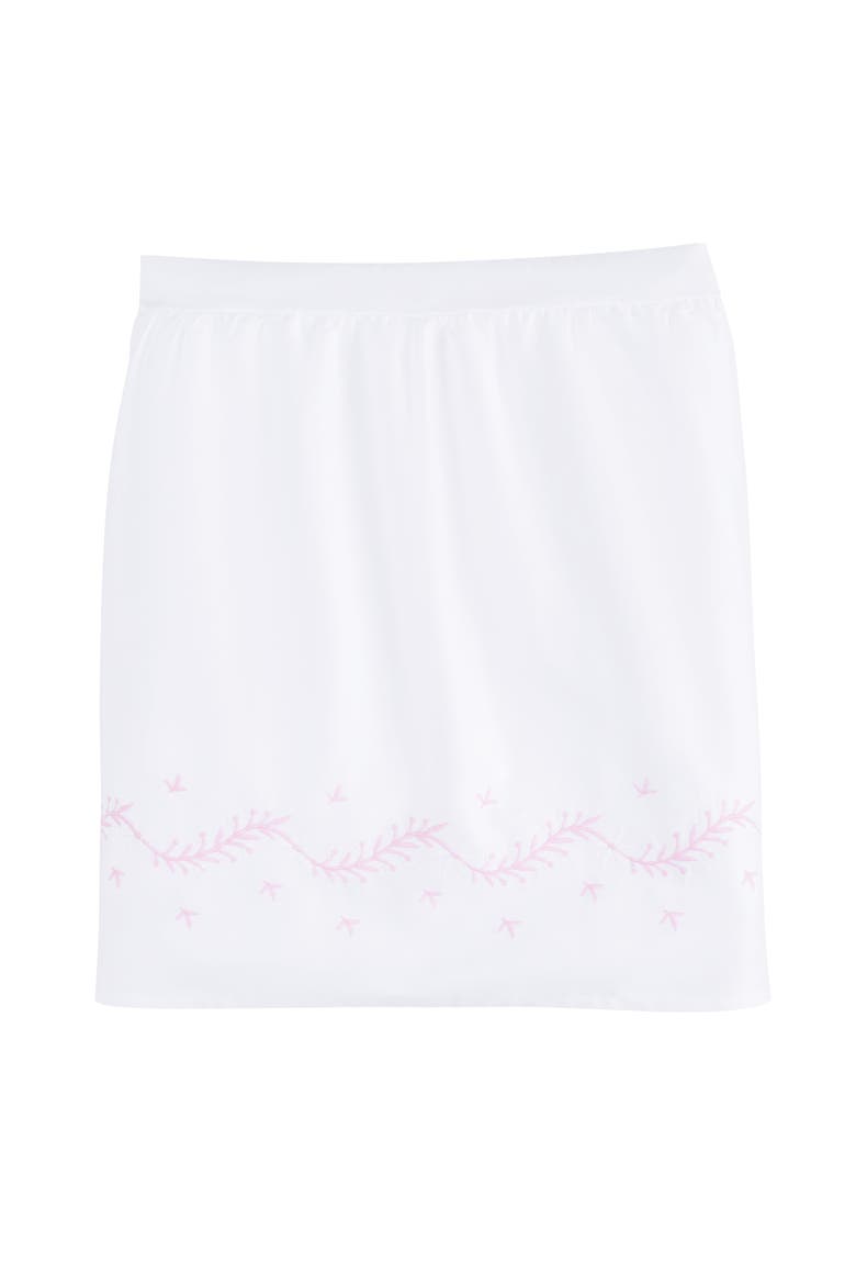 Kids' Embroidered Crib Skirt, Main, color, Blush