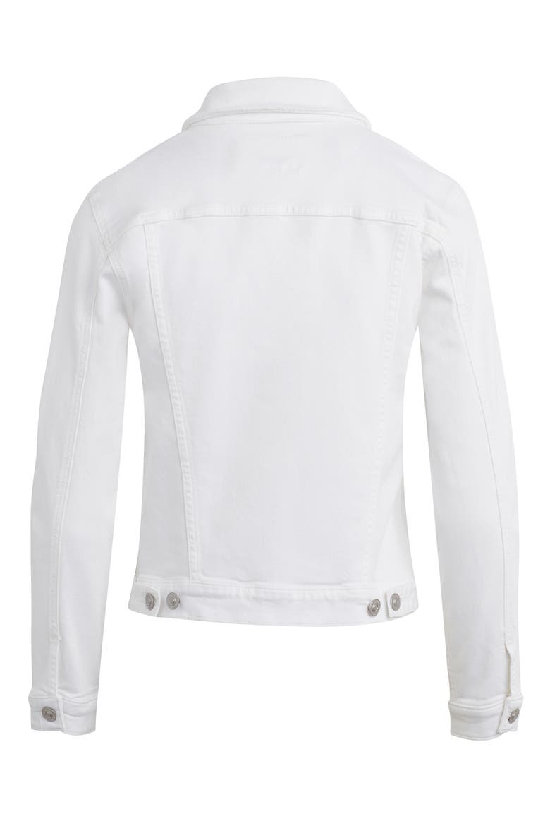 Denim Trucker Jacket, Alternate, color, WHITE