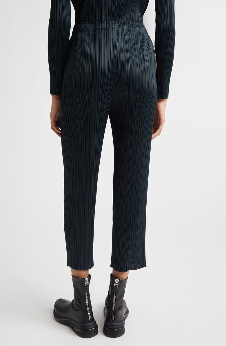 Pleats Please Issey Miyake Monthly Colors November Pleated Pants, Alternate, color, Charcoal