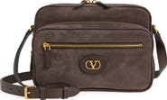 Valentino Antibes Suede Camera Bag