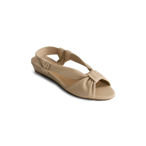 Bernardo Footwear Winifred Slingback Wedge In Blush