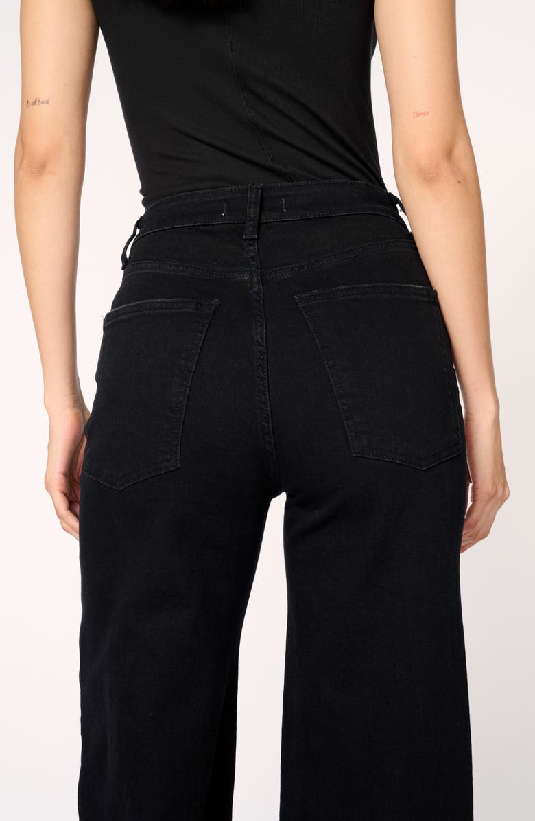 WARP+WEFT NCE High Waist Wide Leg Jeans, Alternate, color, Inkwell