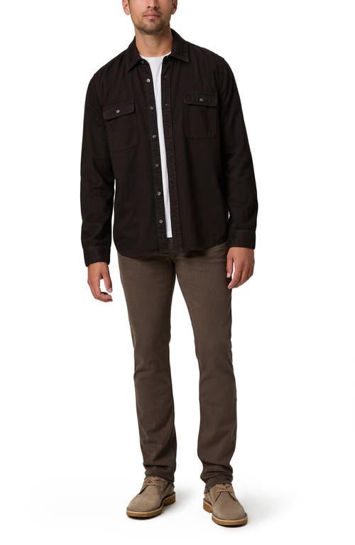 Paige Lennox Slim Fit Jeans In Brown