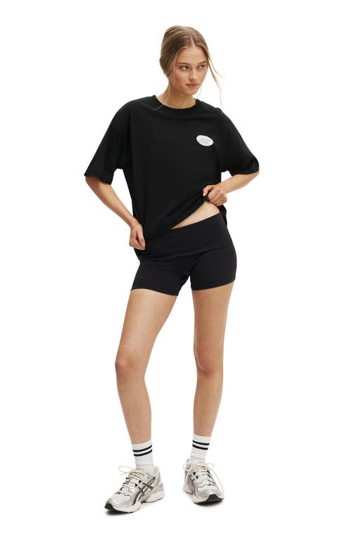 Cotton On Body Active Graphic Tee In Black