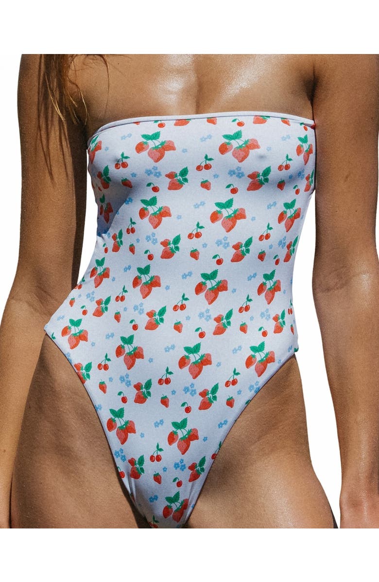 Bright Swimwear Ruby One Piece, Alternate, color, Berry Bliss