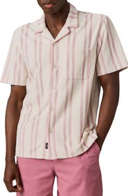 Faherty Cabana Terry Cloth Camp Shirt
