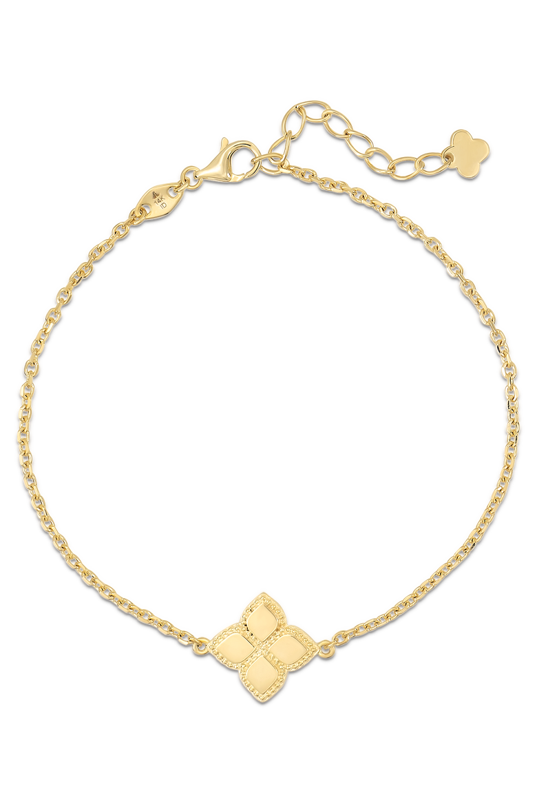 Clover Chain Bracelet in 14K Gold, 12mm, Alternate, color, Yellow Gold