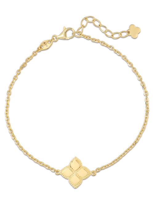 Devata Clover Chain Bracelet In Gold