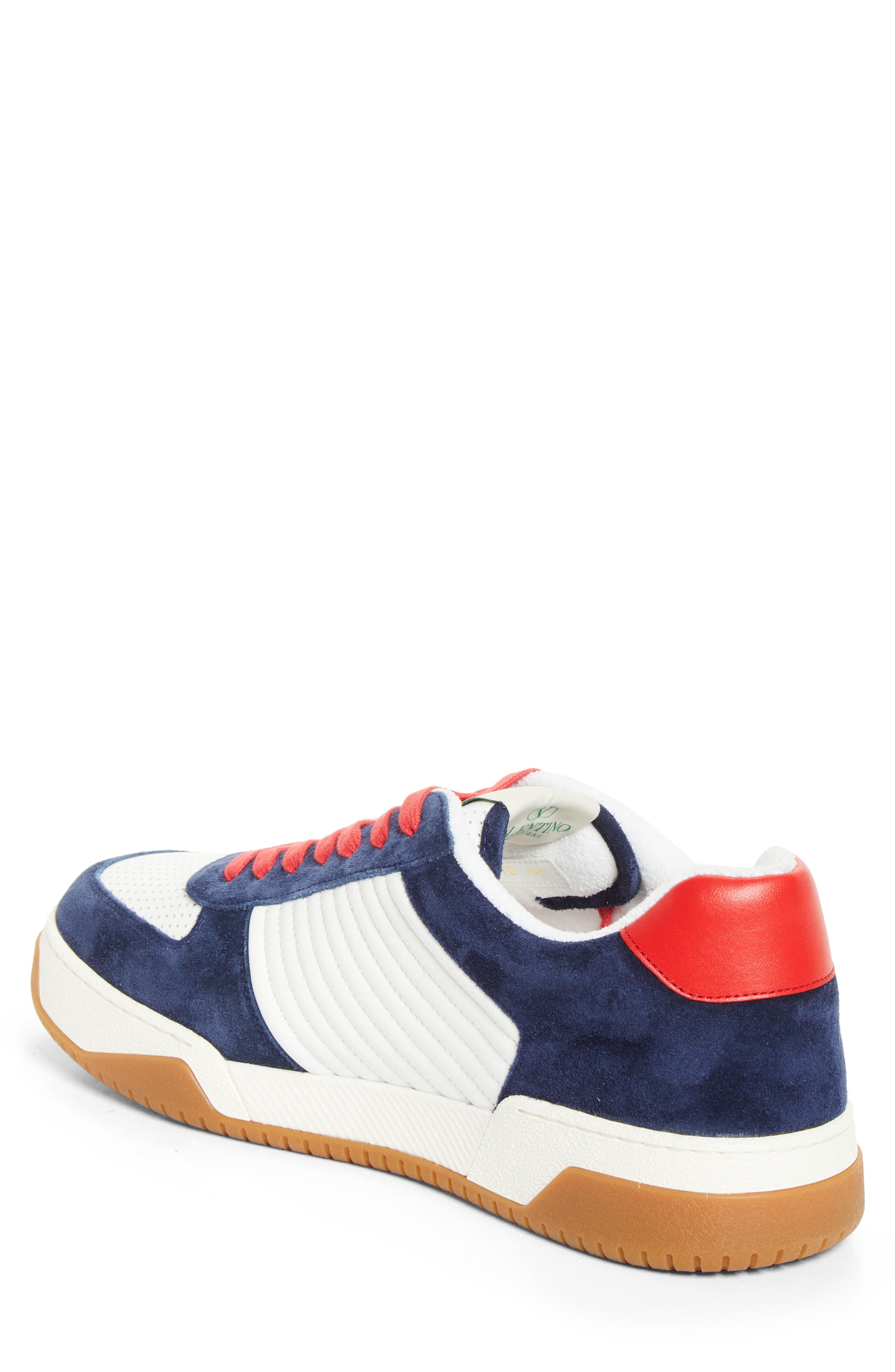 Sparry Low Top Sneaker, Alternate, color, BLUE MULTI