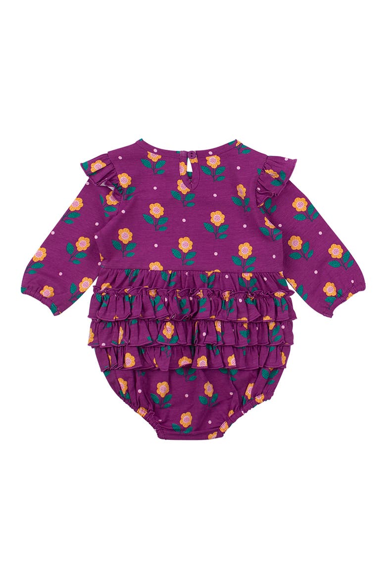 Sunflower Meadow Bodysuit, Alternate, color, PURPLE
