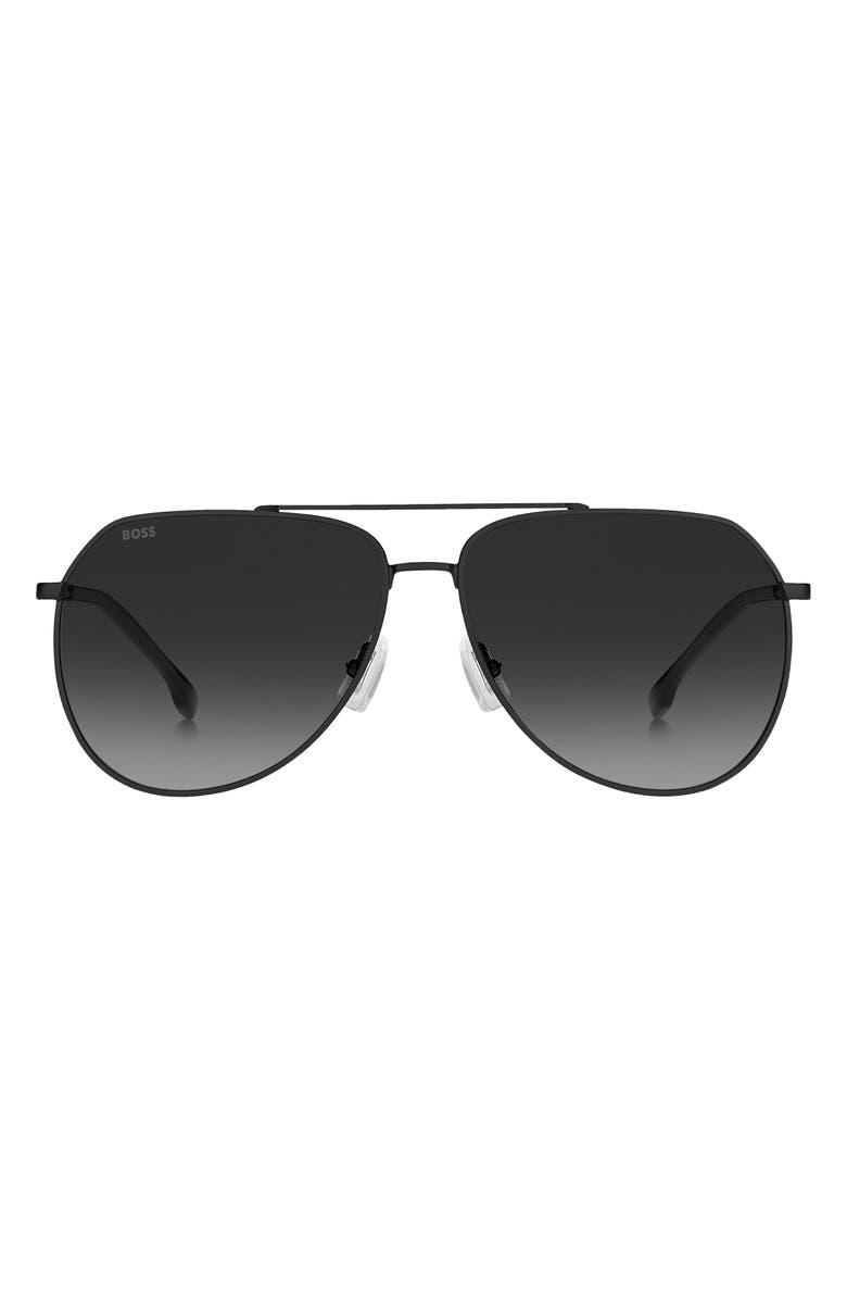 BOSS 61mm Aviator Sunglasses, Main, color, 