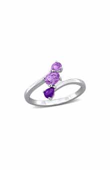 Amethyst Bypass Ring