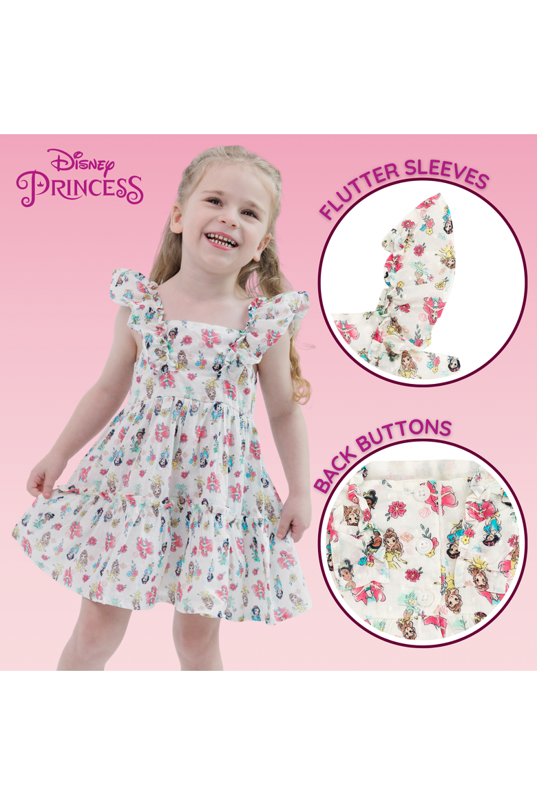 Princess Sleeveless Flare Dress, Alternate, color, Princess Off White