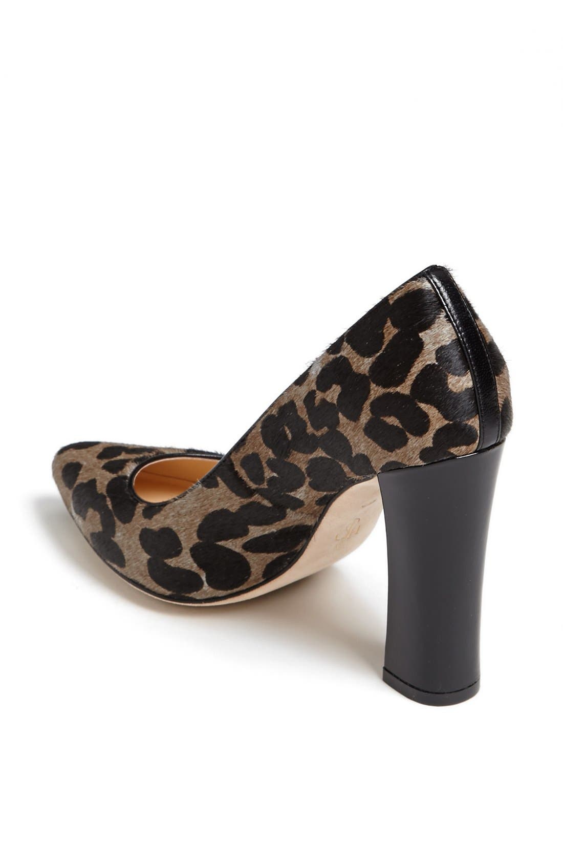 'Chelsea' Pump, Alternate, color, DARK GREY OCELOT HAIRCALF