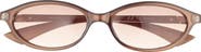Le Specs Duskfall 55mm Oval Sunglasses