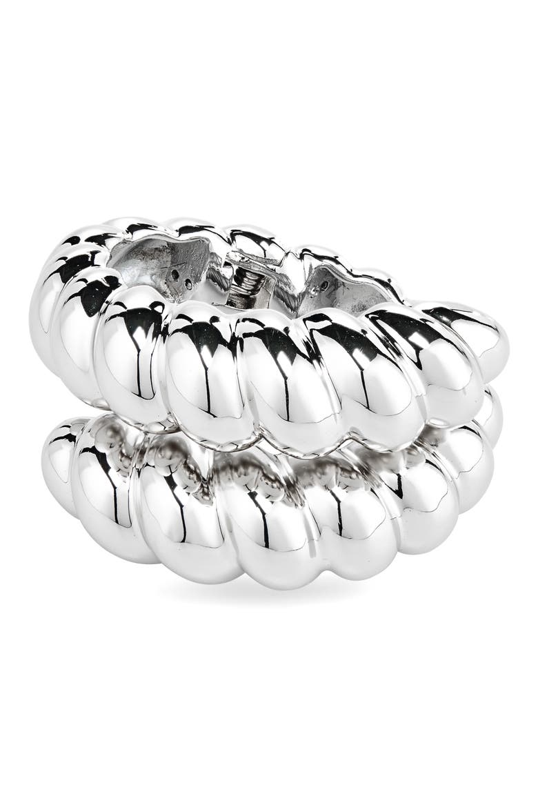 Rhonda Cuff Bracelet, Main, color, SILVER
