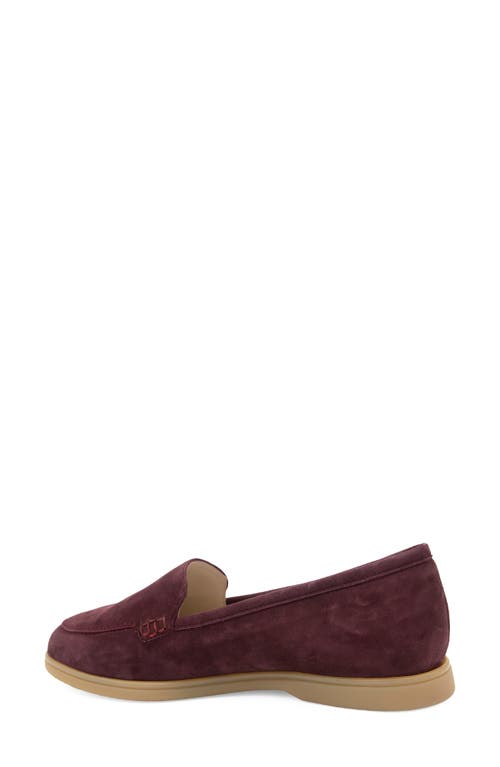 Amalfi By Rangoni Rombo Loafer In Prugna Cashmere Beige Soles