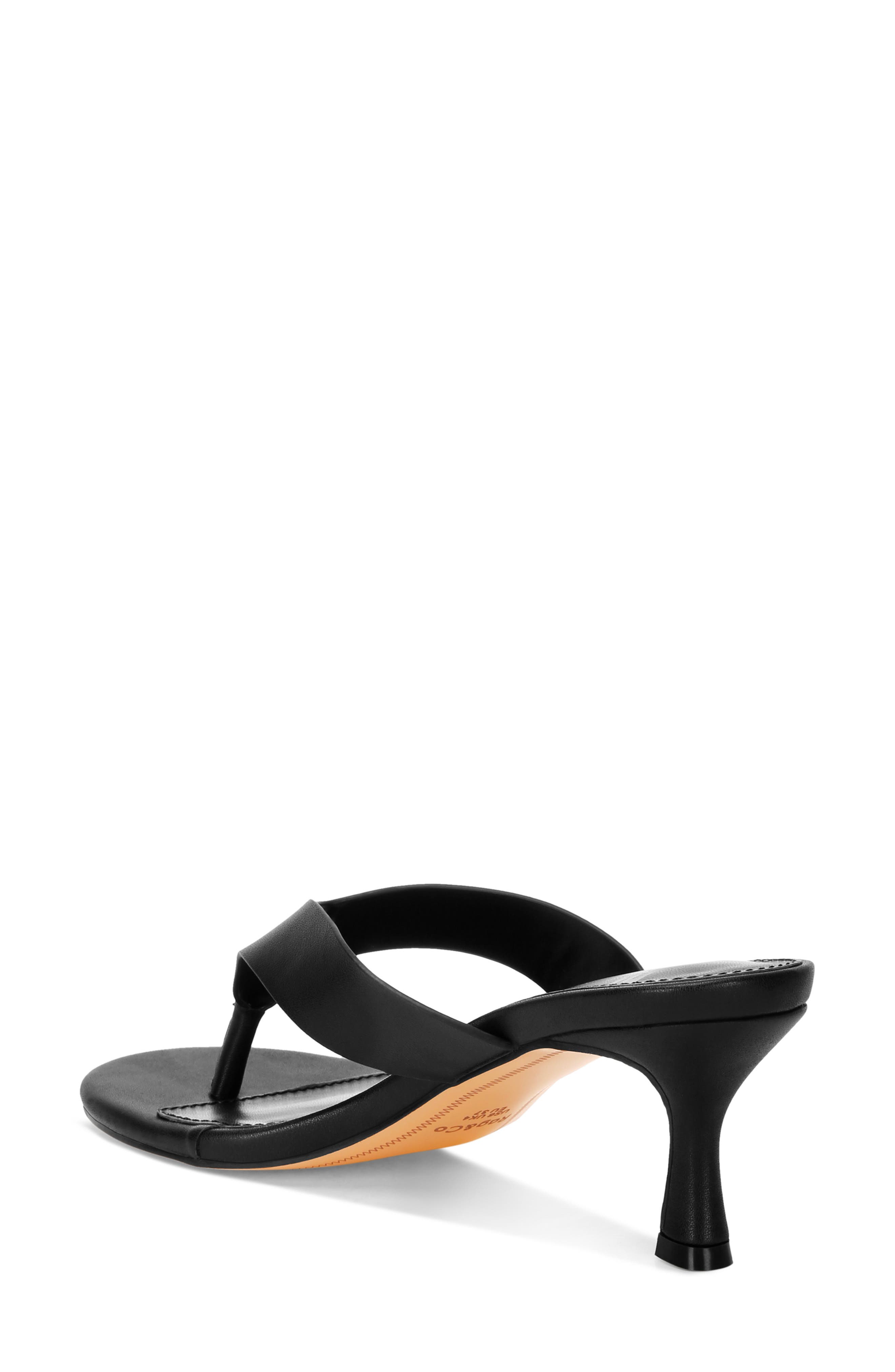 Beaboux Leather Sandal, Alternate, color, BLACK