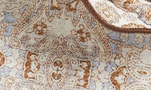 EDWARD ARMAH EDWARD ARMAH PERSIAN & MEDALLION PRINT REVERSIBLE SILK POCKET CIRCLE