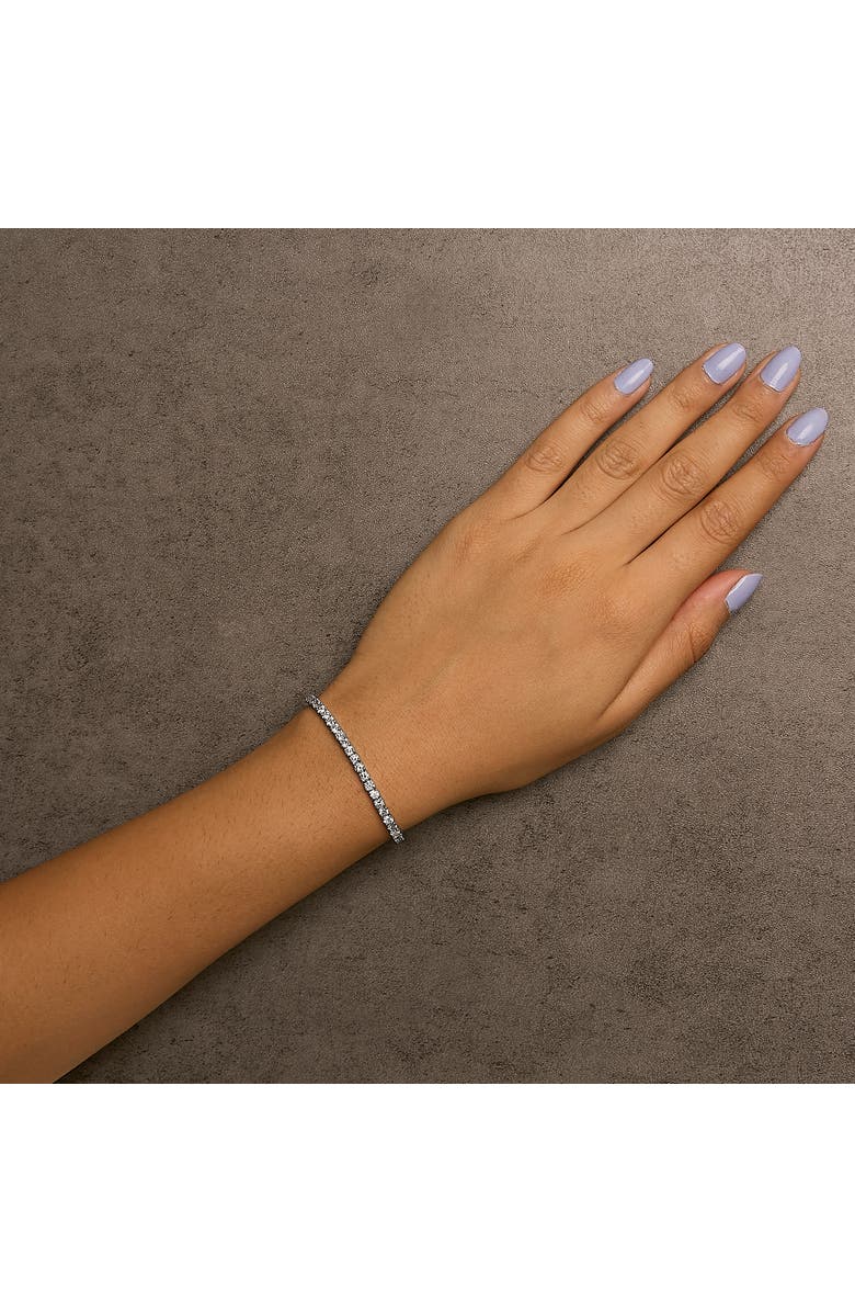 Haus of Brilliance 14K White Gold 6.00 Cttw Lab Grown Diamond Classic Tennis Bracelet - 7.25", Alternate, color, White