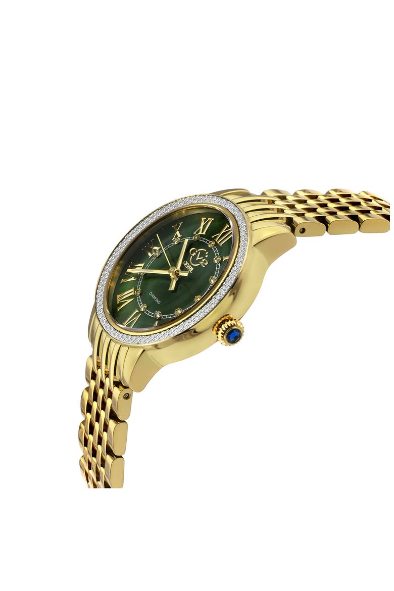 Astor III Diamond Swiss Bracelet Watch, 34mm - 0.06 ctw, Alternate, color, GOLD