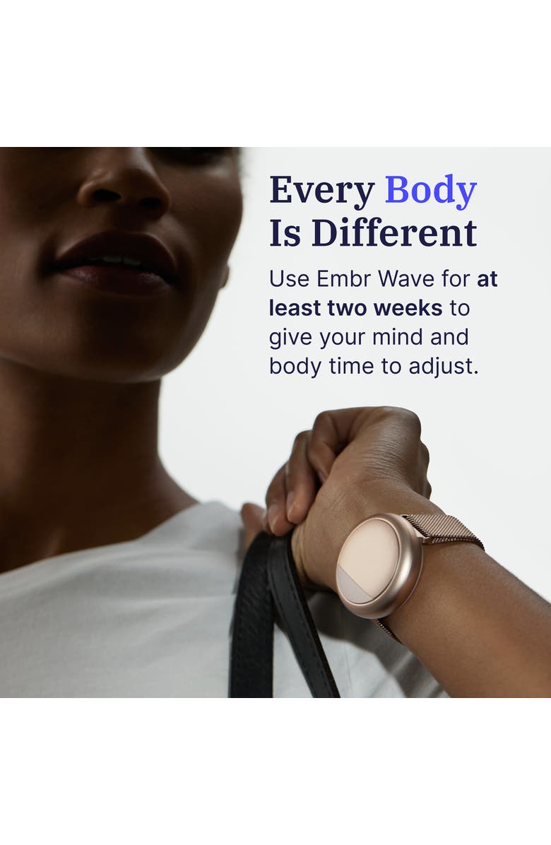Embr Labs Embr Wave Smart Cooling & Warming Wristband, Alternate, color, Rose Gold