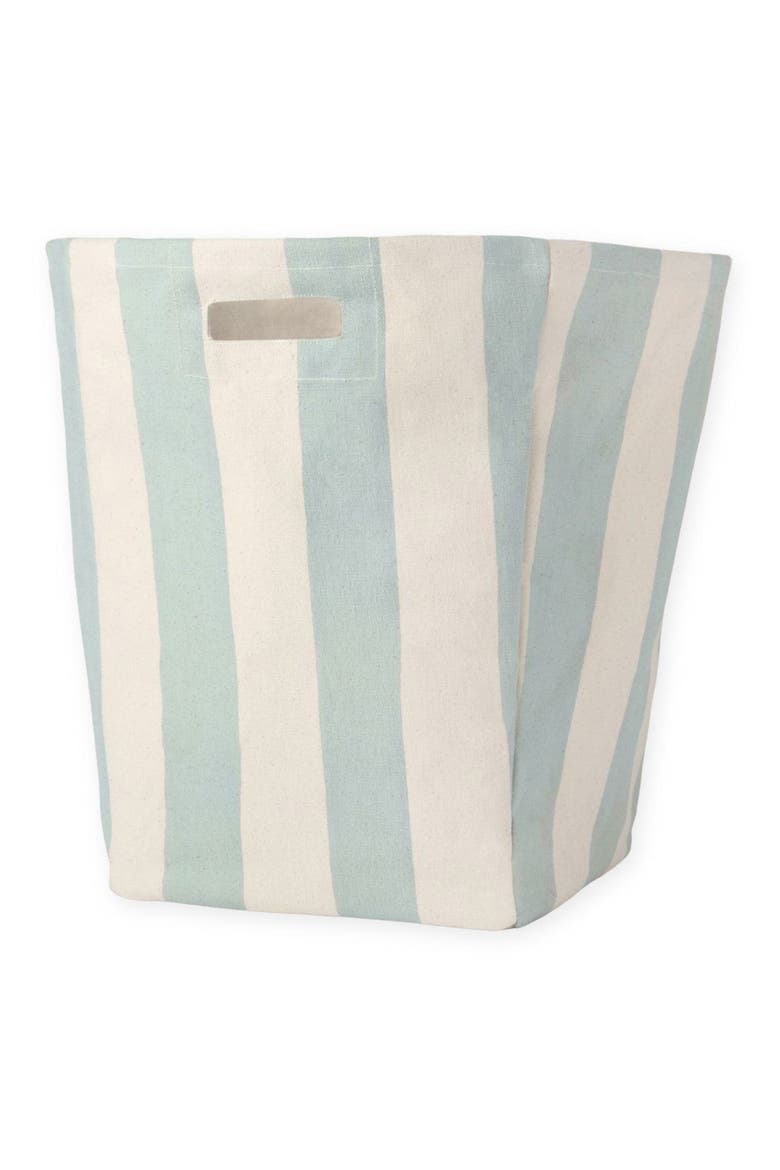 Tapered Cotton Canvas Hamper, Main, color, DEEP SEA