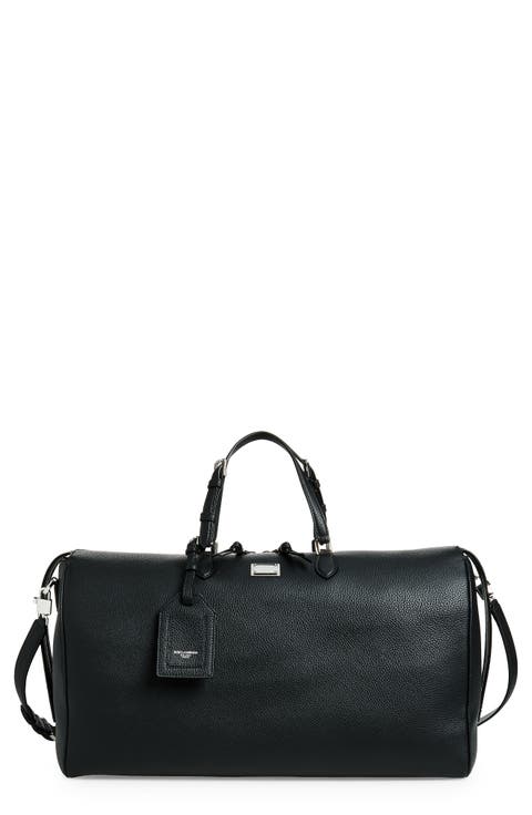 Leather Barrel Bag
