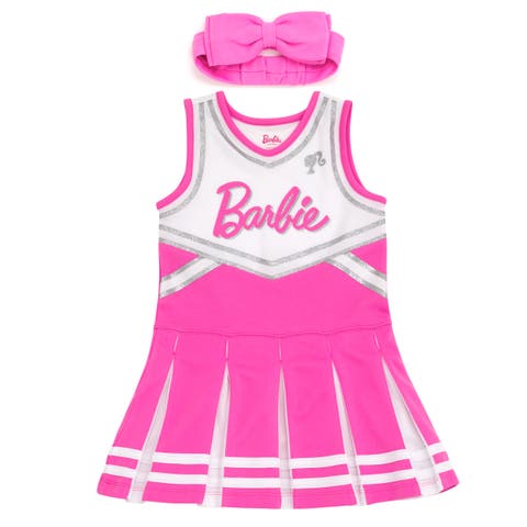 Cheerleader Dress and Headband Set