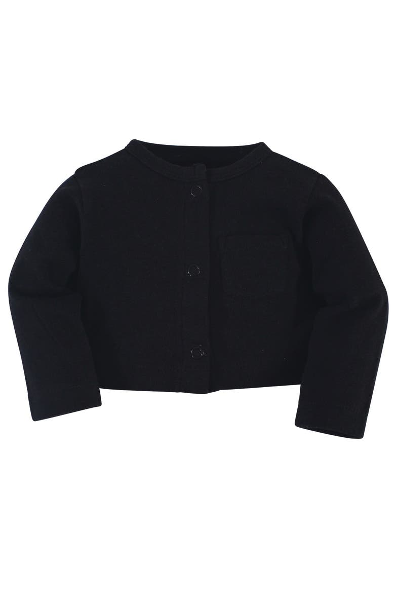 Hudson Baby Cotton Dress and Cardigan Set, Alternate, color, Dreamer