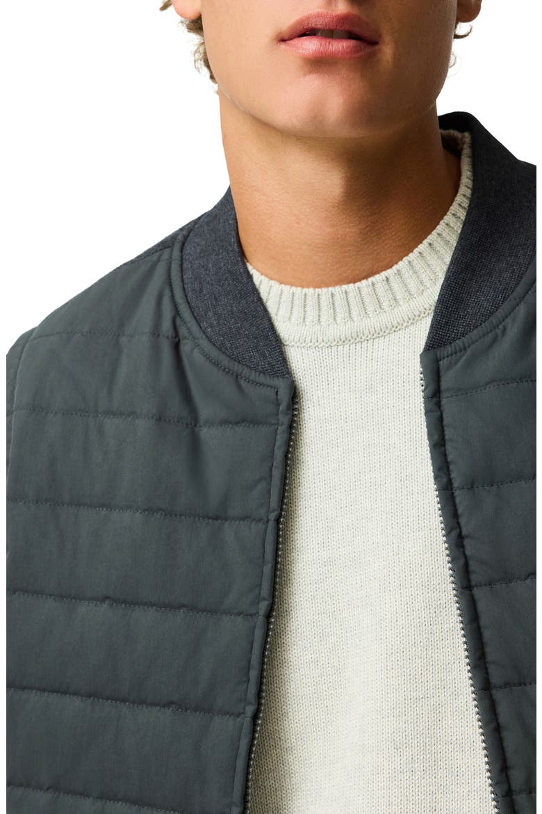 Woodside Quilted Vest, Alternate, color, PEWTER