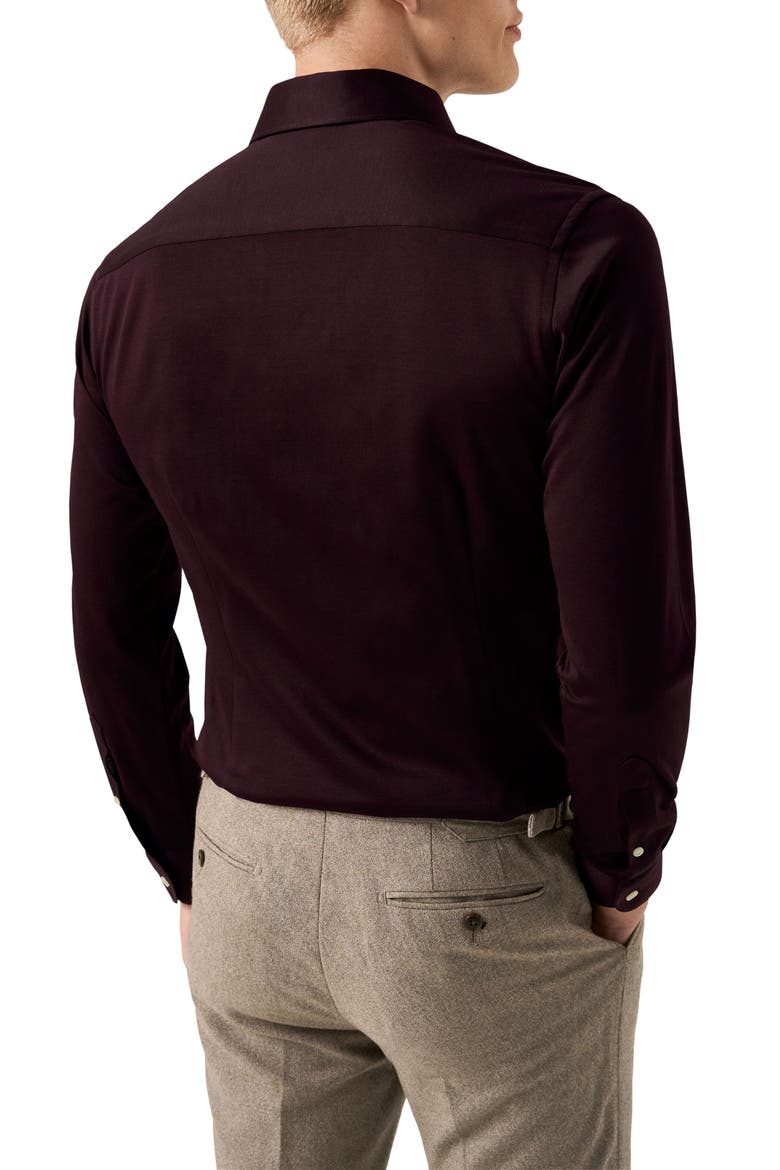 Contemporary Fit Cotton Dress Shirt, Alternate, color, MEDIUM RED