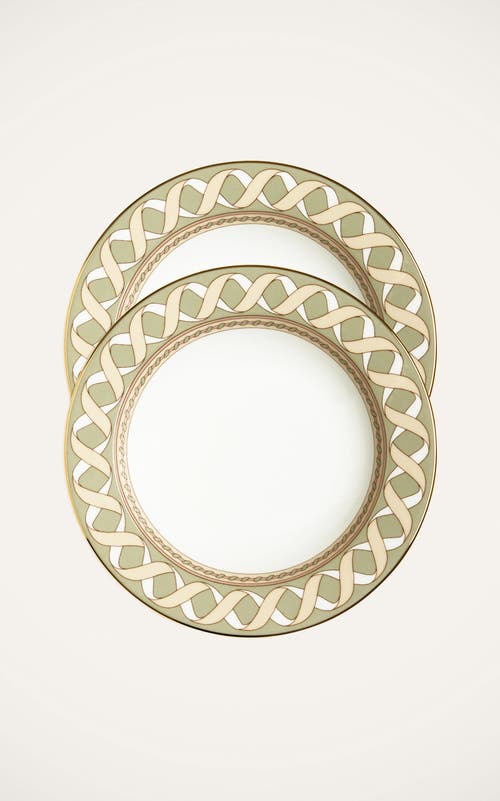 La Doublej Soup Plates Set Of 2 Odysseus Pistachio