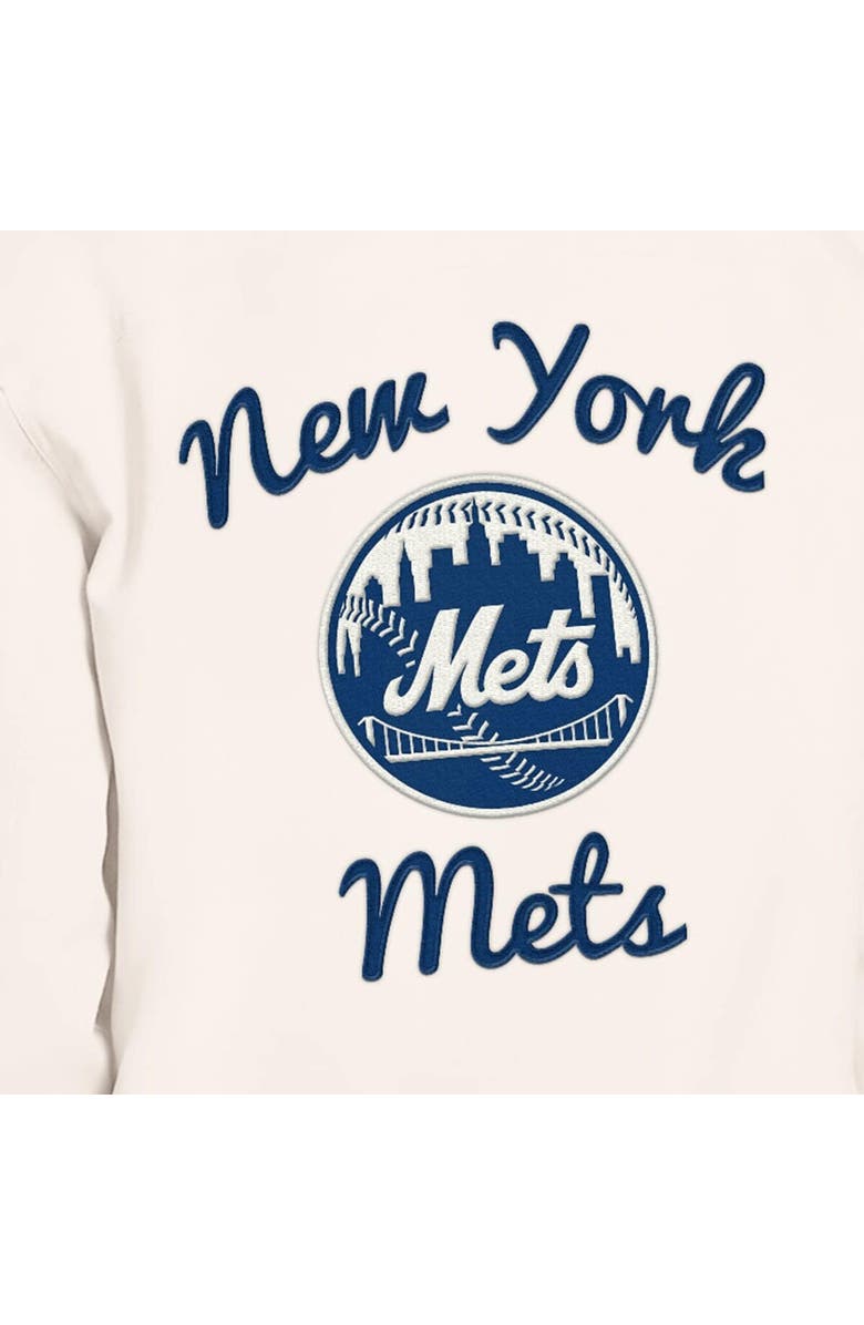 STARTER Men's Starter  White New York Mets Franchise Lightweight Full-Zip Jacket, Alternate, color, White