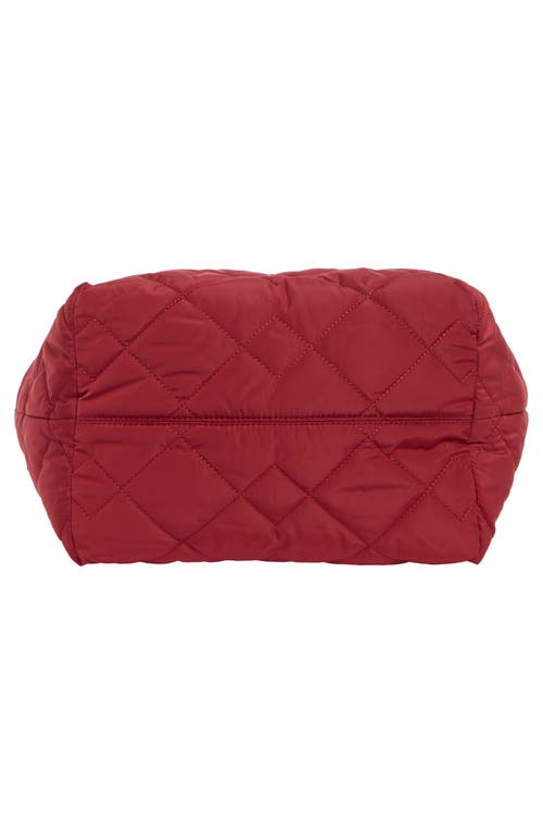 Marc Jacobs Medium Quilted Nylon Tote In Red