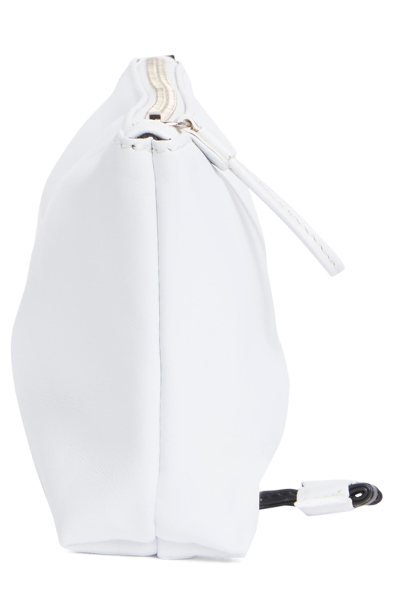 Longchamp Le Roseau Small Clutch, Alternate, color, White