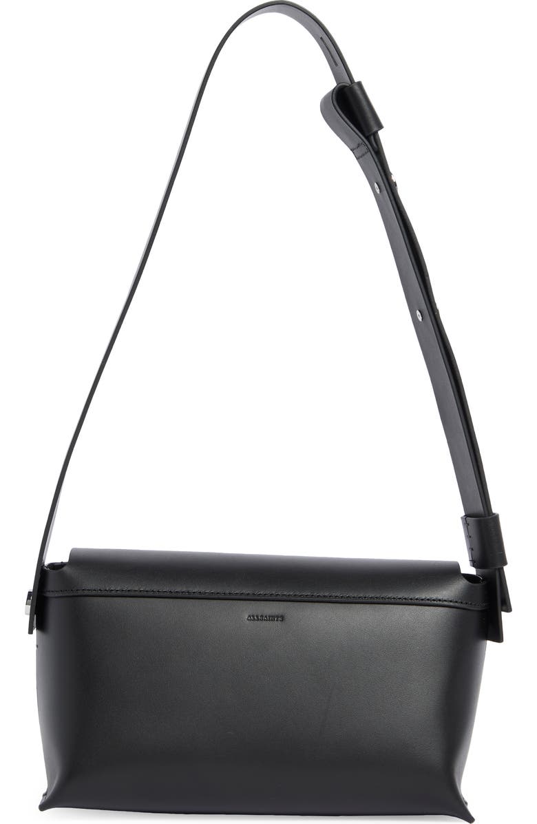 AllSaints Celeste Shoulder Bag, Alternate, color, Black
