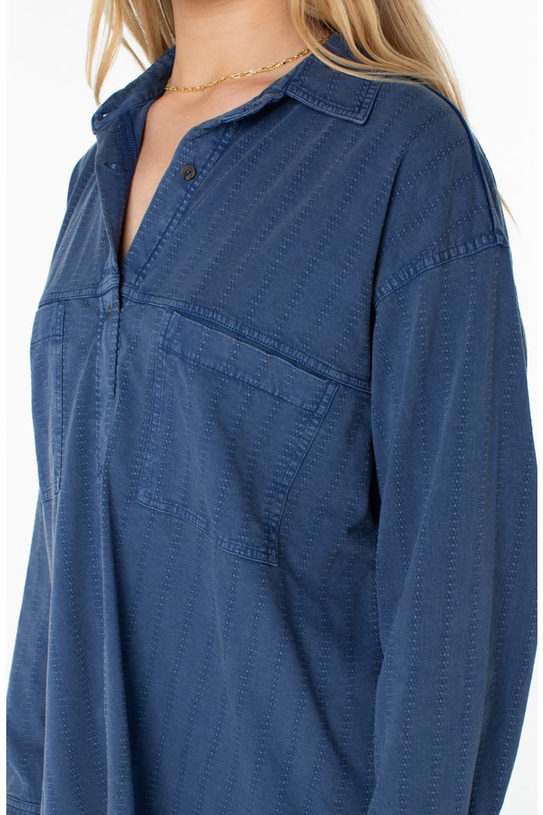 Sandpiper Cotton Button-Up Shirt, Alternate, color, SARGASSO