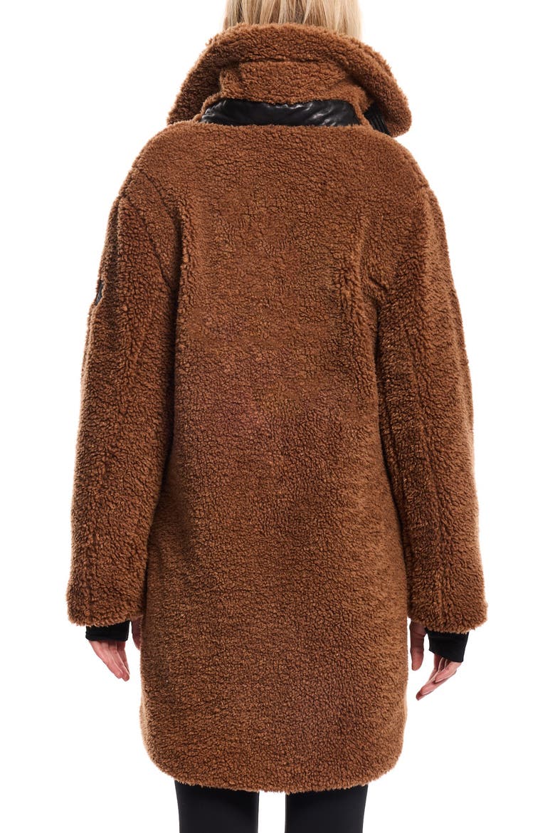 Faux Shearling Coat, Alternate, color, TEDDI