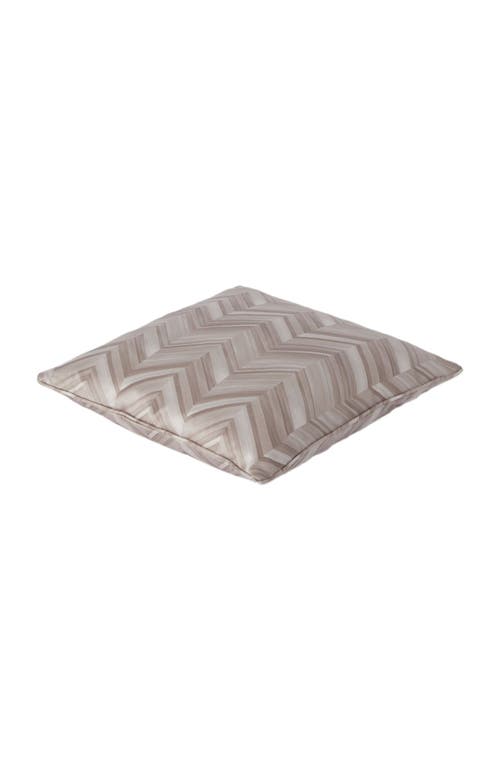 Missoni Home Layers 40x40 Cm Cotton Sateen Chevron Cushion In Multi
