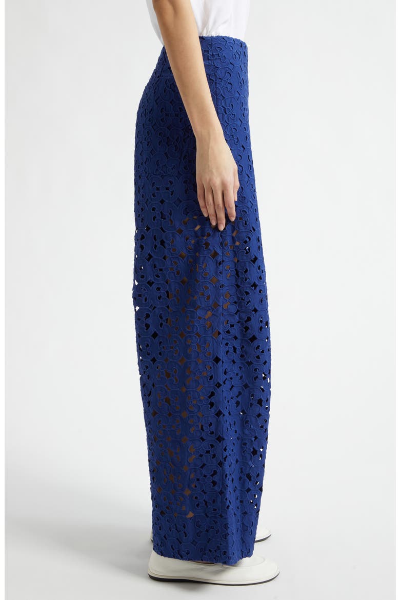 Lados Keidas Cotton Eyelet Pants, Alternate, color, DARK BLUE