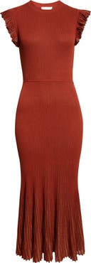 Ulla Johnson Noelle Metallic Knit Dress