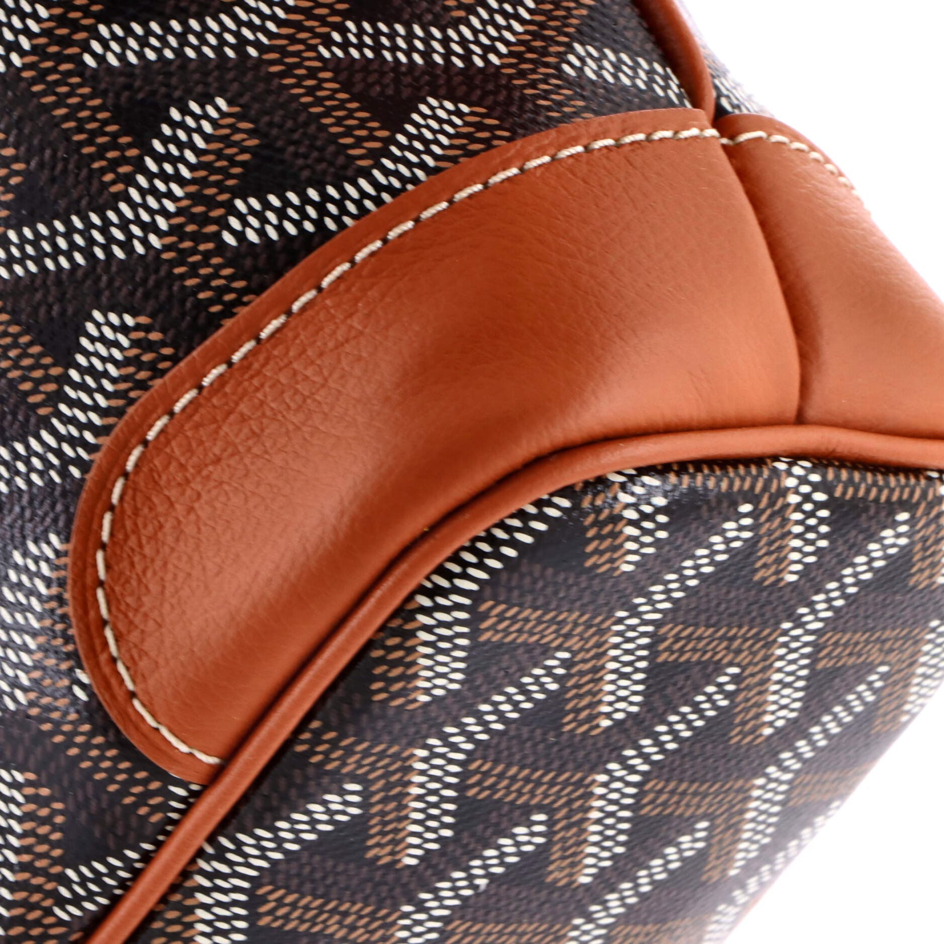 Pre-Owned Goyard Beluga Bag Coated Canvas Mini, Alternate, color, Brown