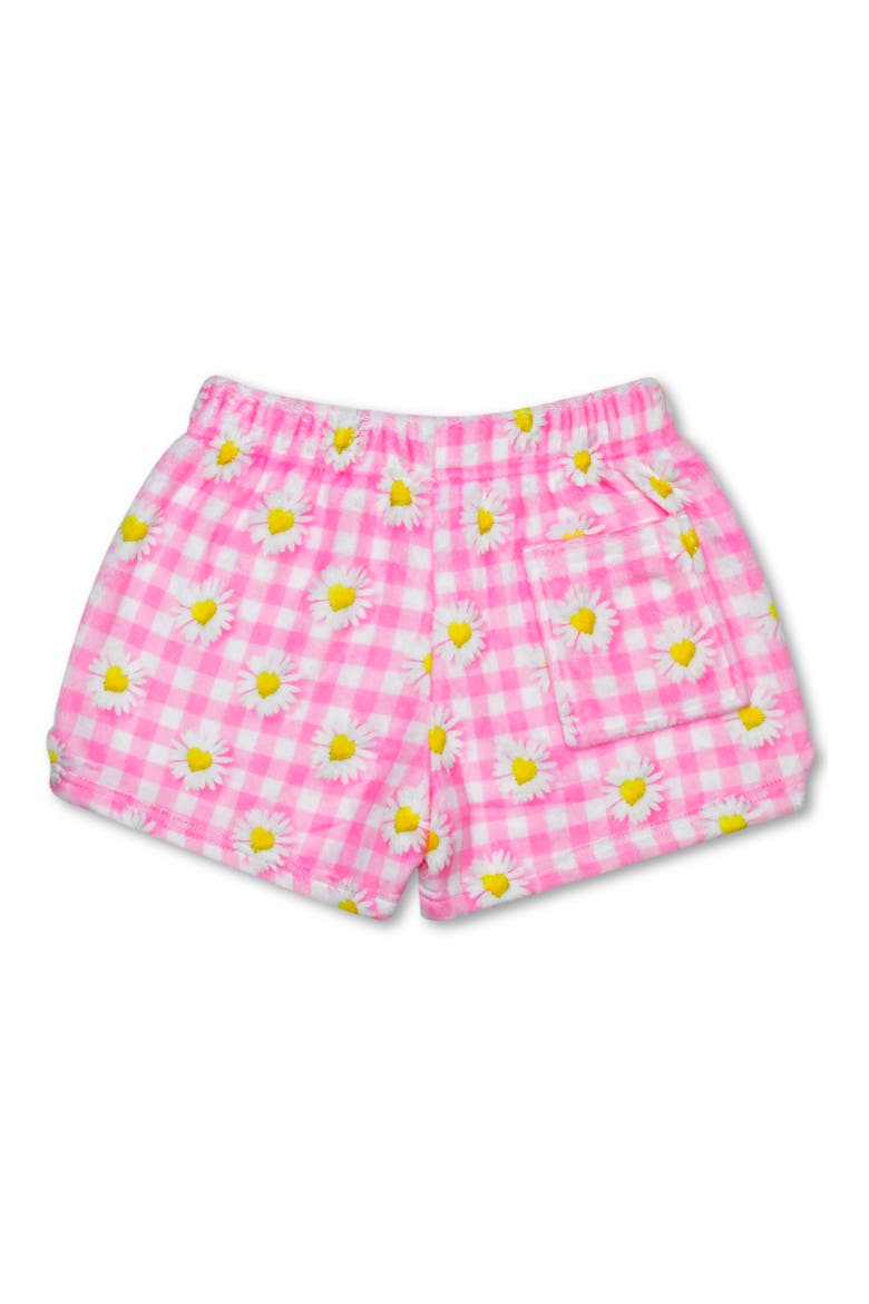Kids' Daisy Love Plush Sleep Shorts, Alternate, color, PINK MULTI