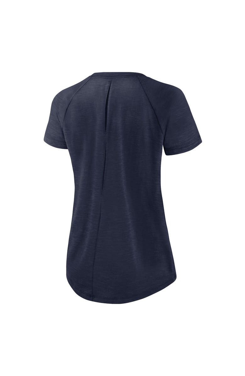 Nike Women's Nike White/Heather Scarlet Tennessee Titans Back Slit Lightweight Fashion T-Shirt, Alternate, color, White