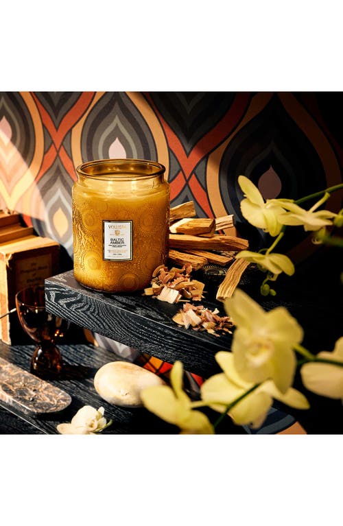 VOLUSPA VOLUSPA BALTIC AMBER LUXE JAR CANDLE