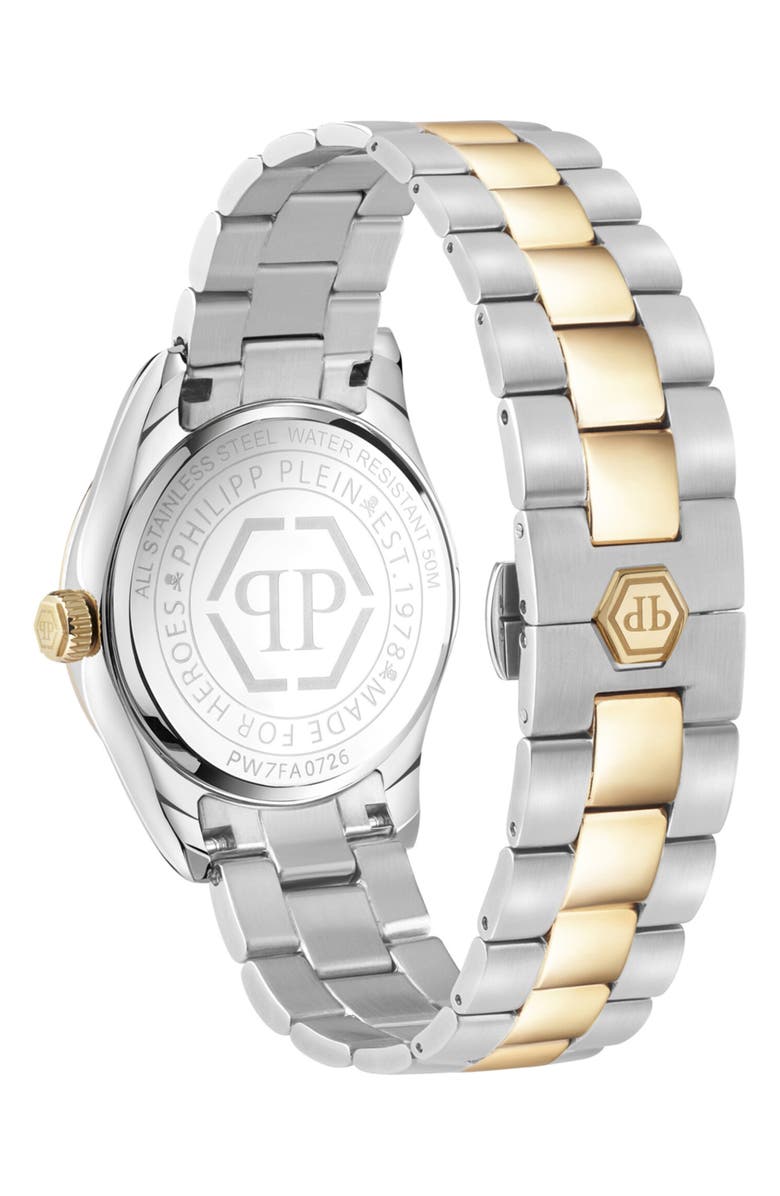 PHILIPP PLEIN Queen Bracelet Watch, 36mm, Alternate, color, Two Tone