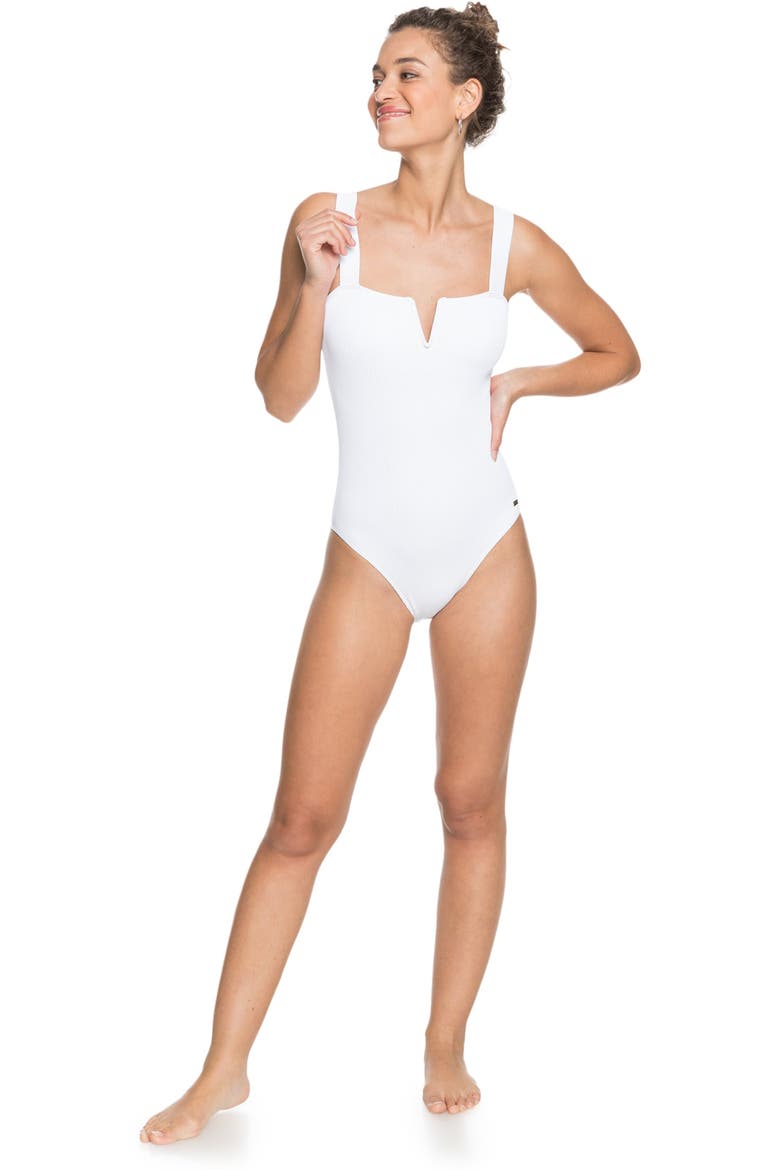 Mind of Freedom One-Piece Swimsuit, Alternate, color, BRIGHT WHITE