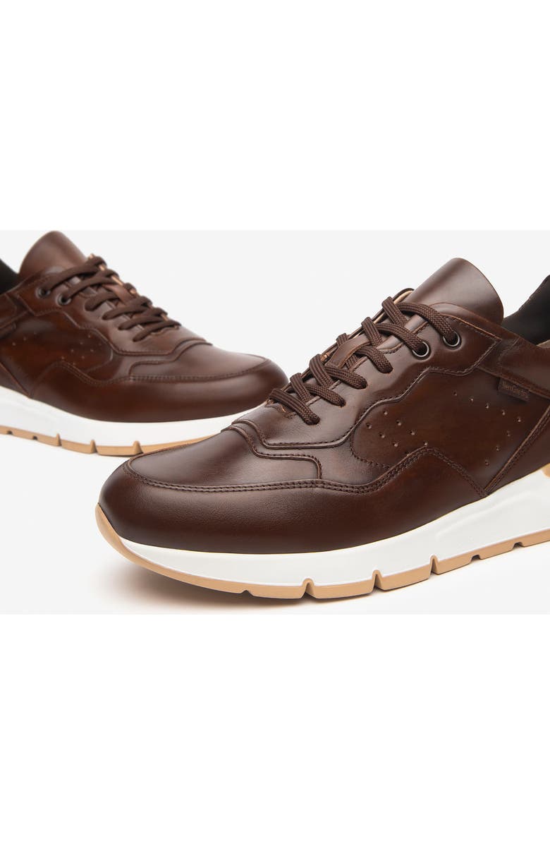 NeroGiardini Low Top Sneaker, Alternate, color, Chocolate